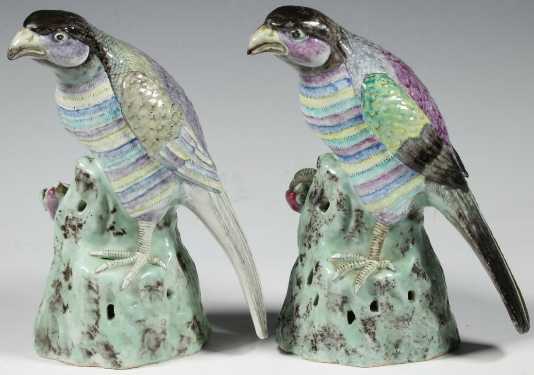 PR CHINESE FAMILE ROSE HAWK FIGURES (1 of 6)