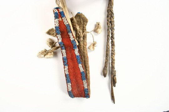 Native American Quirt Plains Indian c1870 Deer - 2