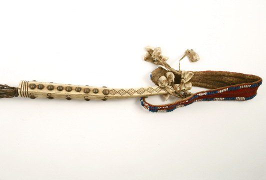 Native American Quirt Plains Indian c1870 Deer - 5