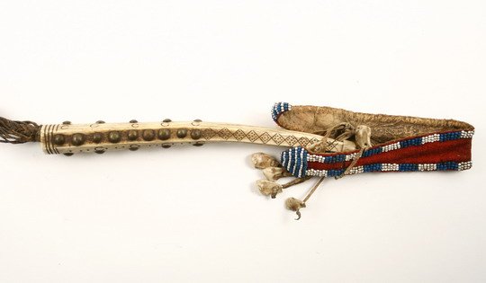 Native American Quirt Plains Indian c1870 Deer - 7
