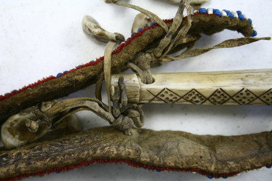 Native American Quirt Plains Indian c1870 Deer - 9