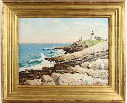 OOCB Lighthouse Pemaquid Parker Gamage ME 1952