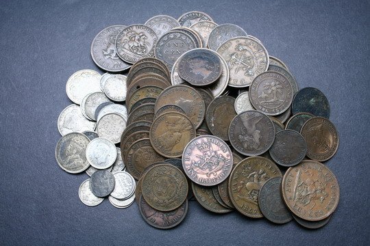 109 Coins 80 Canada Copper Cents 29 Asst Silver