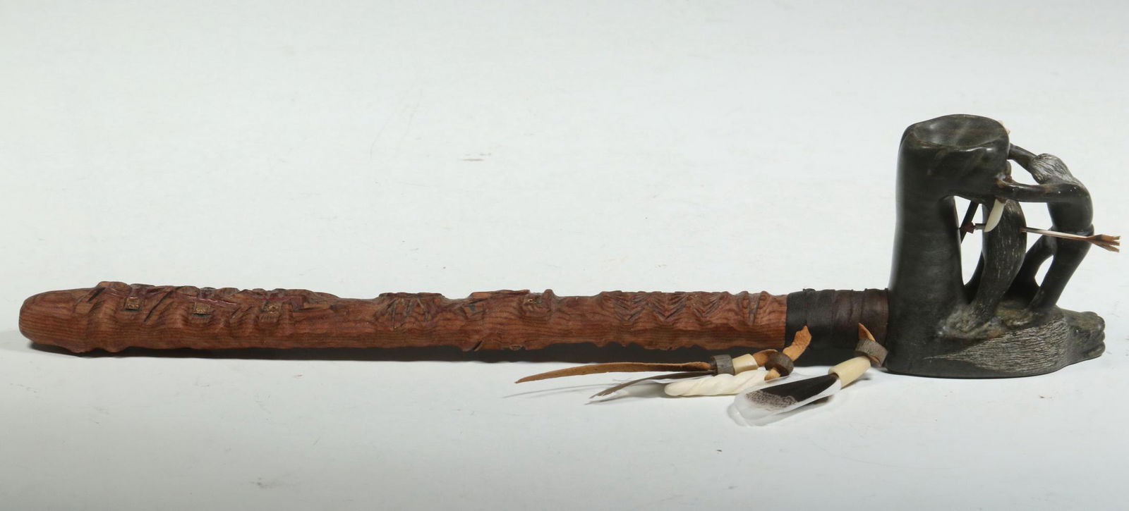 GREYSTONE NATIVE AMERICAN PIPE (1 of 5)