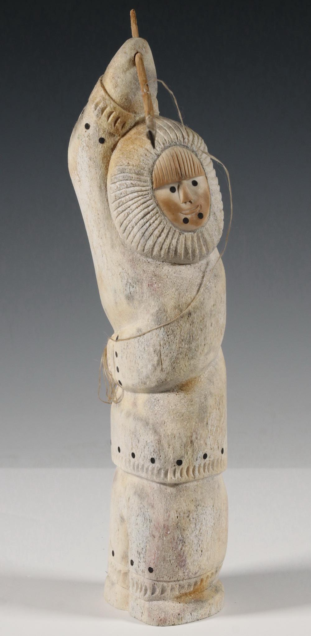 YUP'IK ESKIMO CARVING BY RICKY KUZUGUK, CIRCA 1995 (1 of 5)