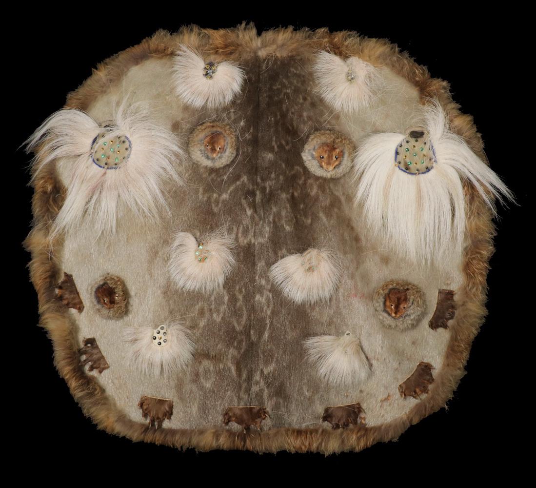 YUP'IK ESKIMO 'BLANKET' WALL-HANGING, LOWER KUSKOKWIM (1 of 5)