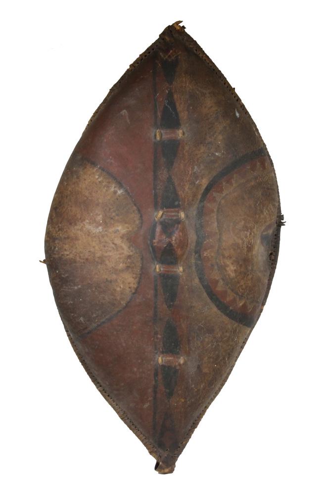 MAASAI POLYCHROME LEATHER SHIELD (1 of 5)