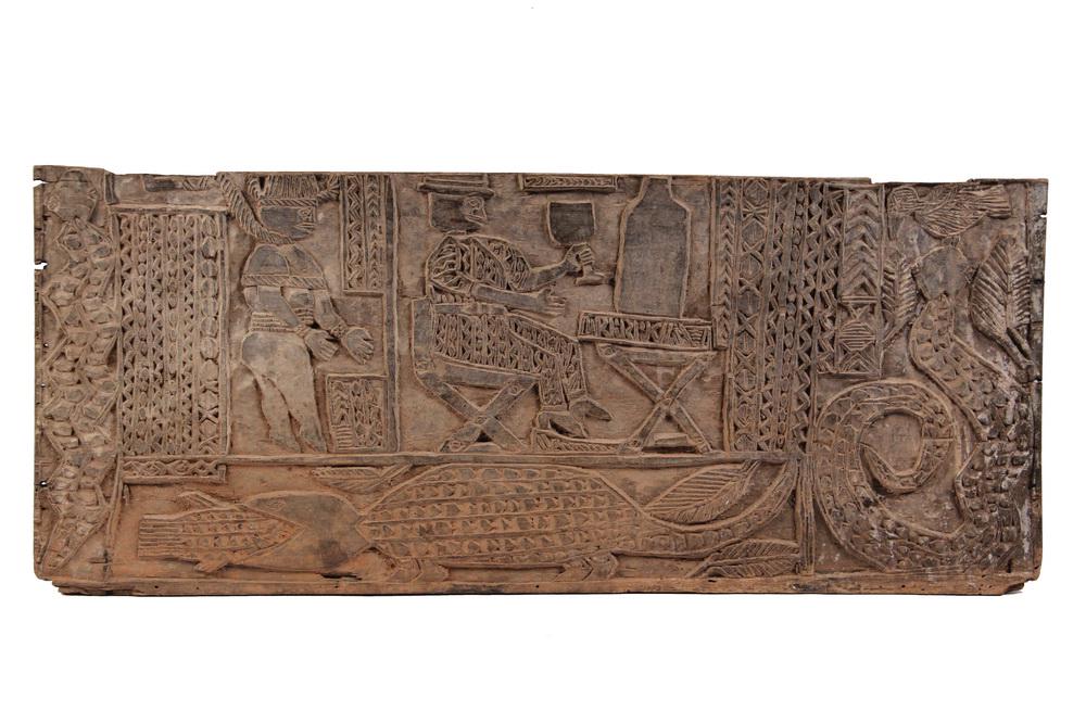 AFRICAN CARVED PANEL (1 of 7)