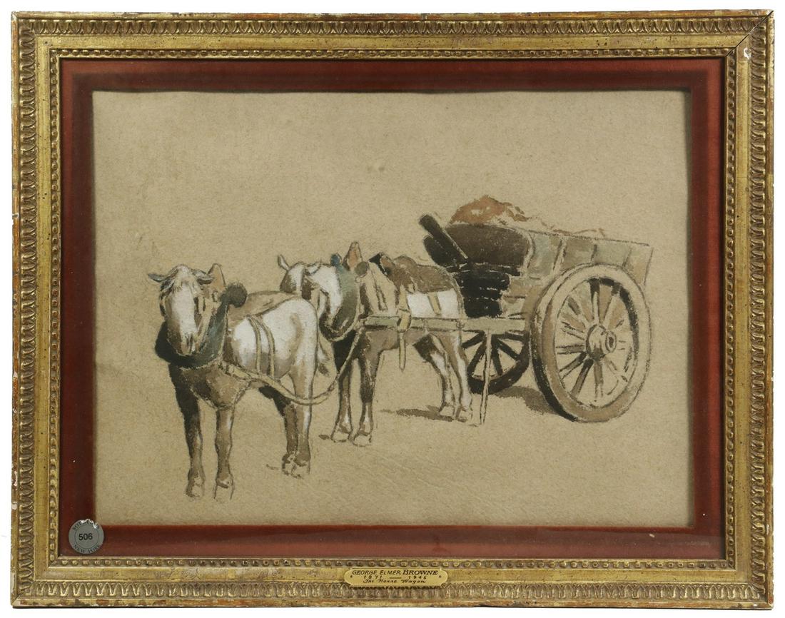 GEORGE ELMER BROWNE (MA/CT, 1871-1946) (1 of 5)