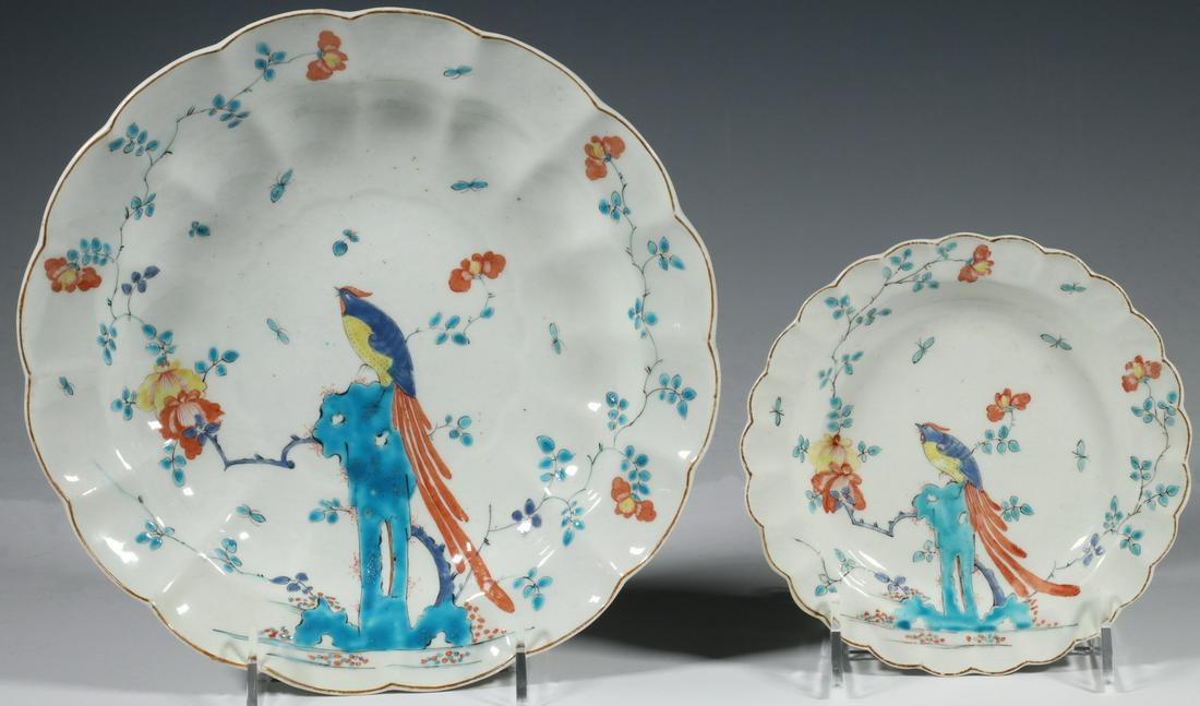 (2 PCS) FIRST PERIOD WORCESTER PORCELAIN (1 of 5)