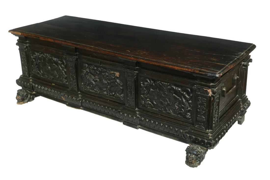LATE 17TH C. ITALIAN CASSONE (1 of 9)