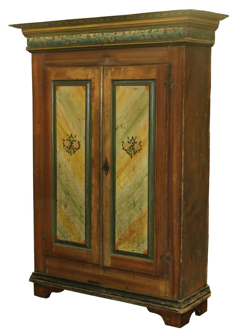 SCANDINAVIAN PAINTED CABINET (1 of 4)