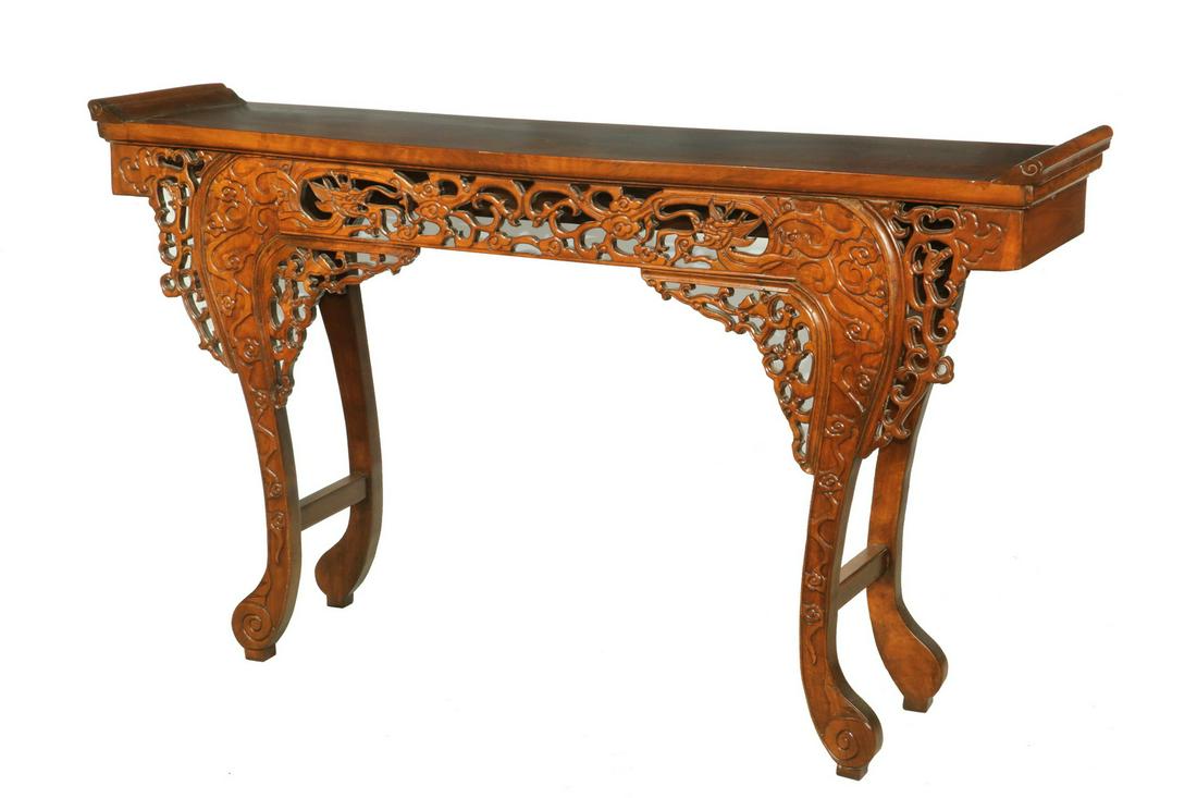 CHINESE 19TH C. ALTAR/SCROLL TABLE (1 of 4)