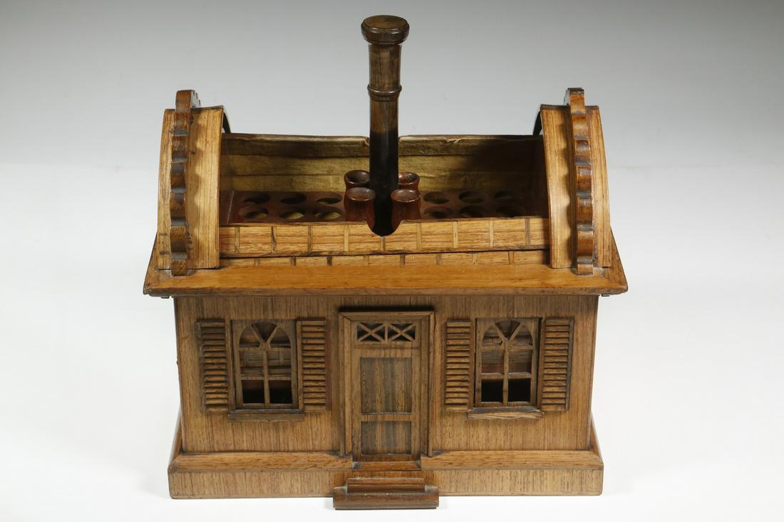 19TH C. FRENCH BUILDING FORM CIGAR BOX BY MAISON GIROUX - 4