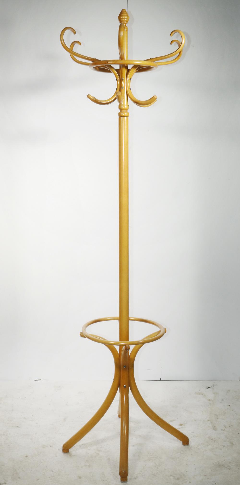 ENGLISH BENTWOOD HAT AND COAT RACK (1 of 1)