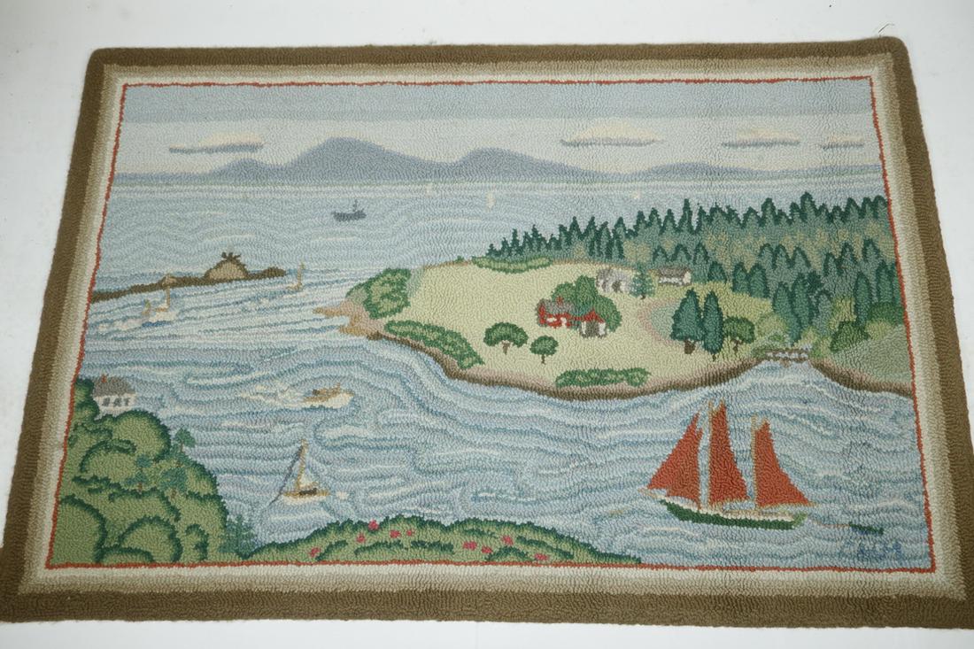 CLAIRE MURRAY HOOKED AREA RUG - 39" x 60" (1 of 2)