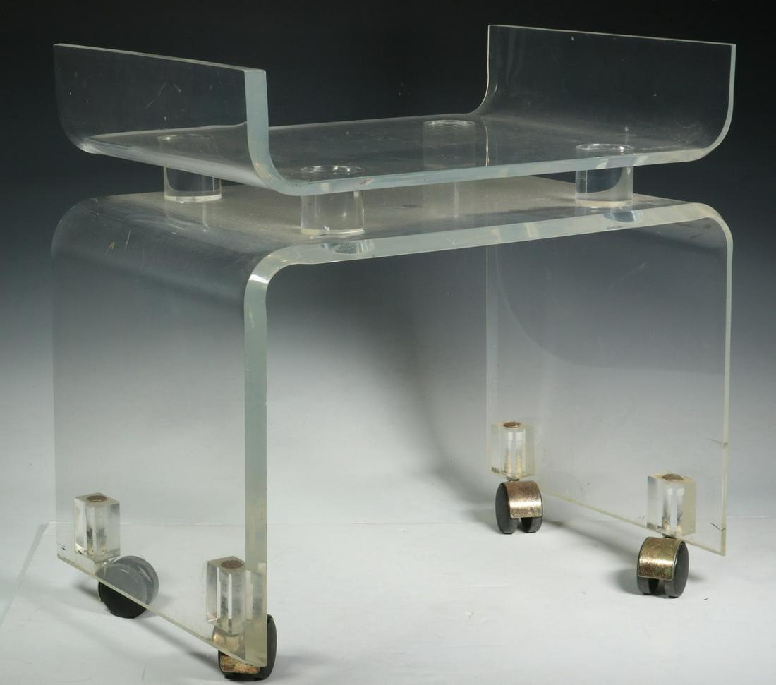 LUCITE VANITY BENCH (1 of 1)