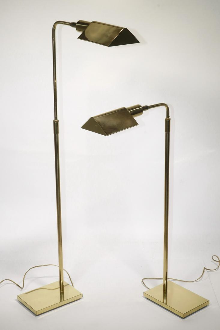 PR OF BRASS FLOOR LAMPS (1 of 1)