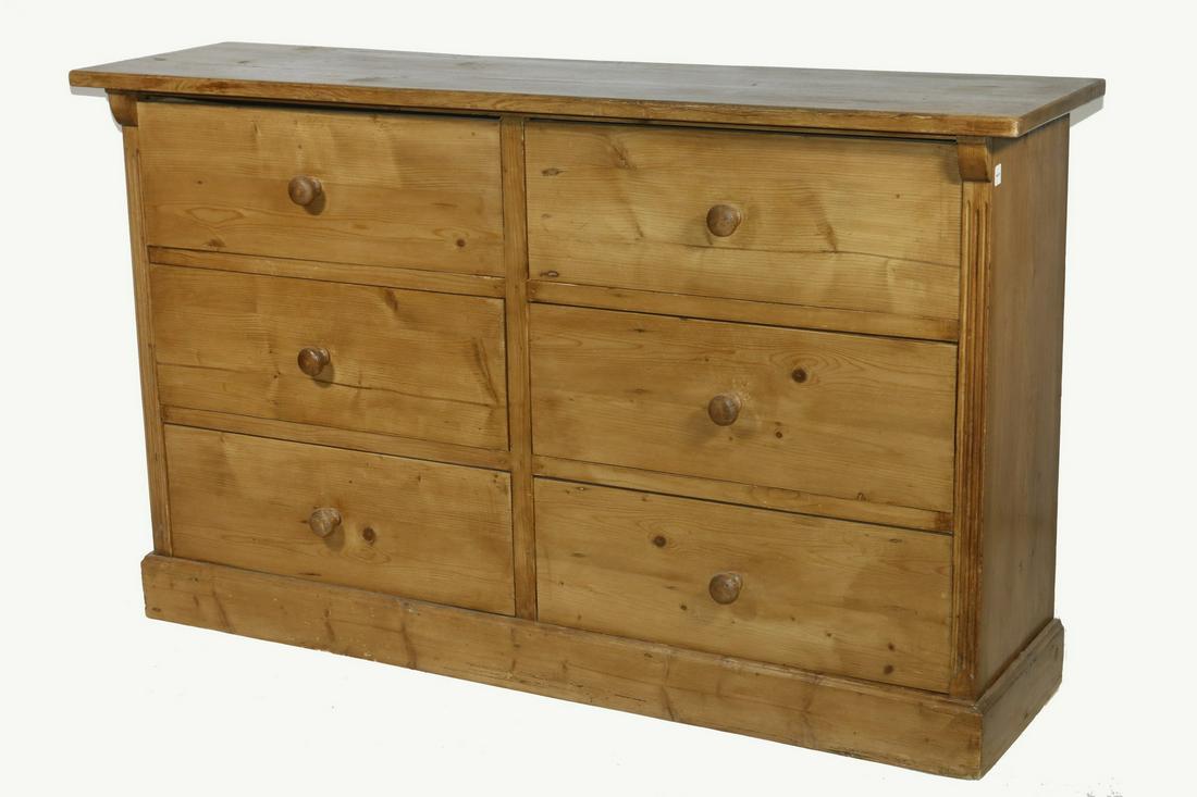 SCRUBBED PINE DRAWER CHEST (1 of 1)