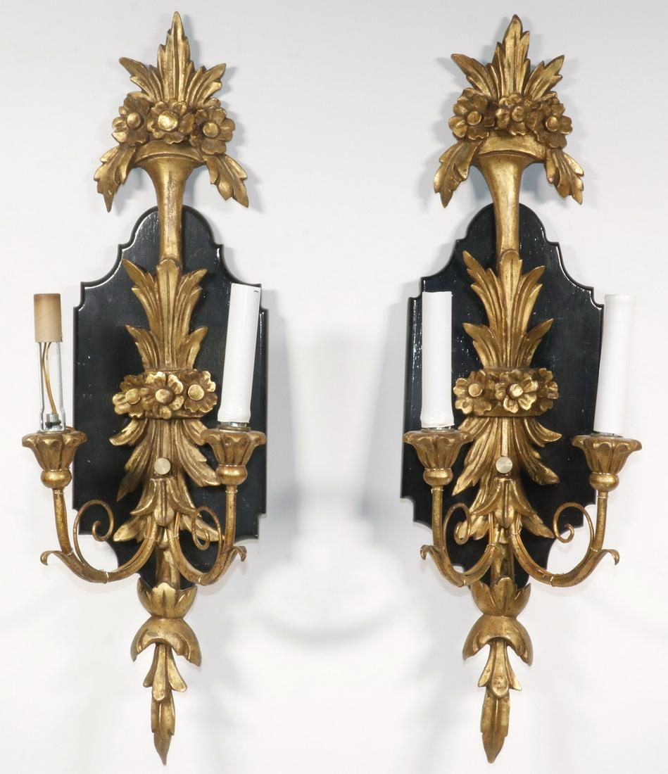 PR OF ITALIAN CANDLE SCONCES (1 of 1)