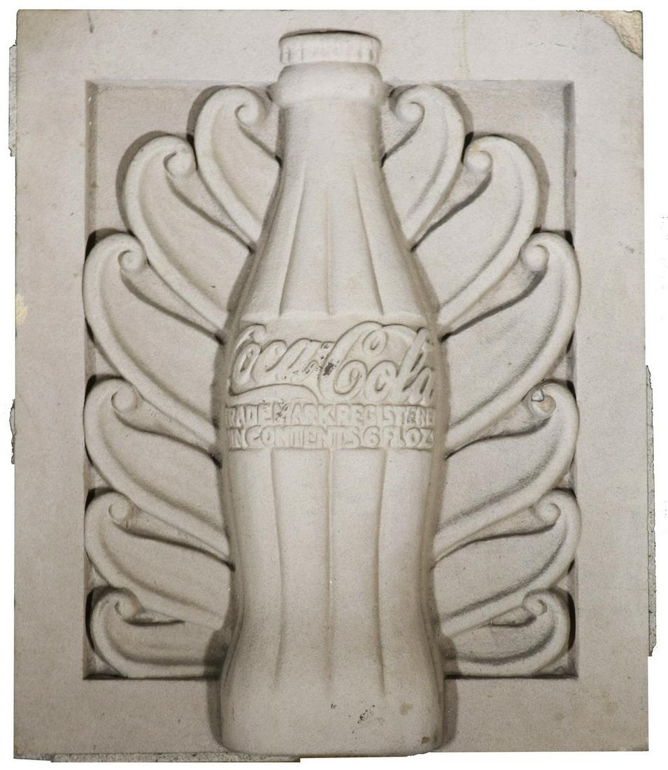 RARE COCA COLA PLANT ARCHITECTURAL FRAGMENT (1 of 2)