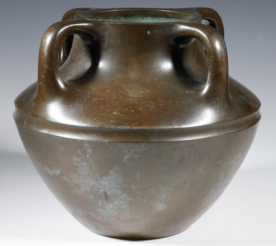 BRONZE ARTS & CRAFTS TECO FORM PERIOD URN (1 of 3)