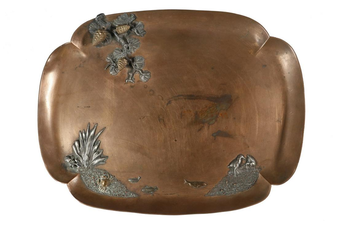 GORHAM MIXED METAL TRAY (1 of 3)