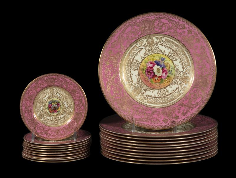 (21 PCS) ROYAL WORCESTER PORCELAIN PLATES (1 of 6)