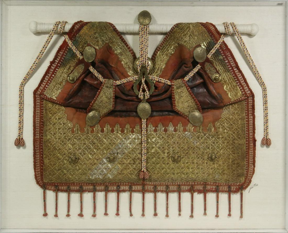 SAMURAI PROCESSIONAL CLOAK BY JAPANESE TEXTILE ARTIST (1 of 3)