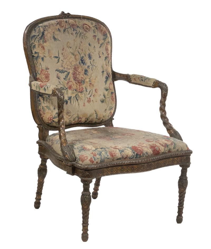 EARLY FRENCH ARMCHAIR (1 of 5)