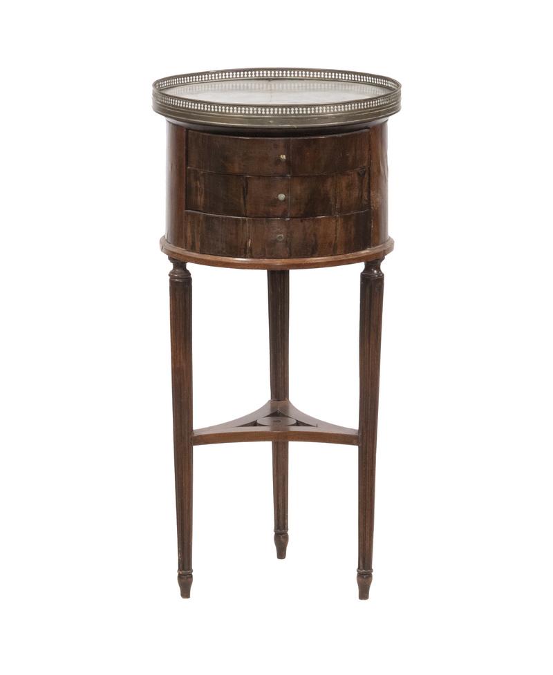 LOUIS XVI MARBLE TOP THREE-DRAWER STAND (1 of 5)
