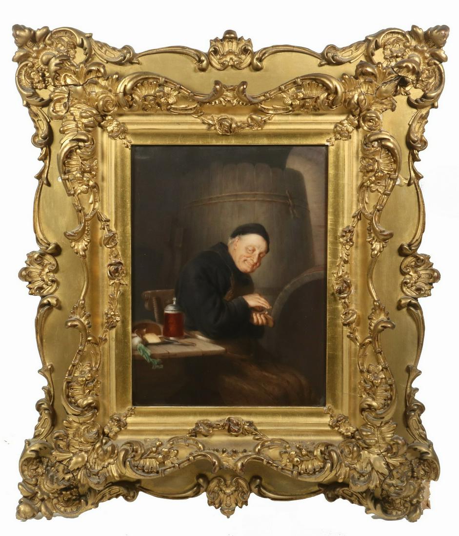 19TH C. FRAMED KPM PLAQUE (1 of 5)