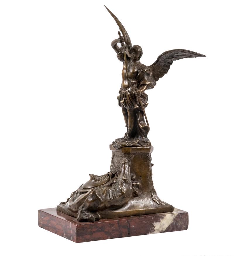 ARTE SALVADORI ROMA FOUNDRY MODEL OF SAINT MICHAEL (1 of 7)