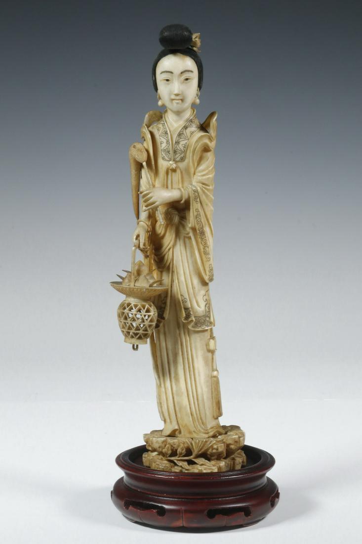 19TH C. JAPANESE CABINET FIGURE (1 of 6)