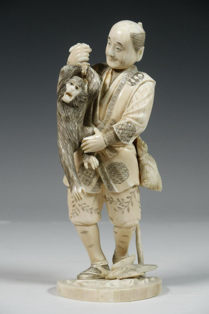 19TH C. JAPANESE CABINET FIGURE (1 of 4)