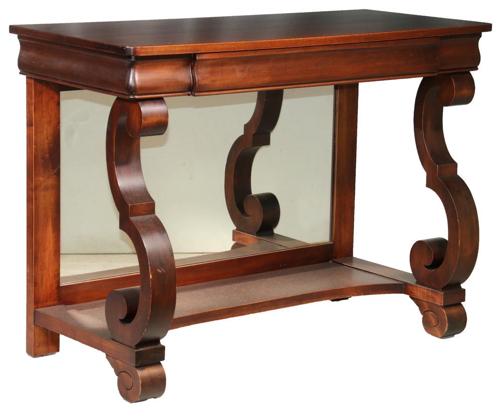 MAHOGANY CONSOLE TABLE (1 of 1)