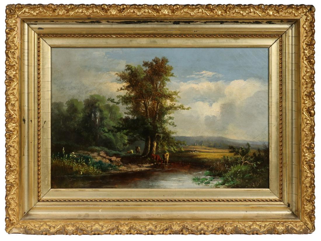 UNIDENTIFIED AMERICAN PASTORAL PAINTER (1 of 3)