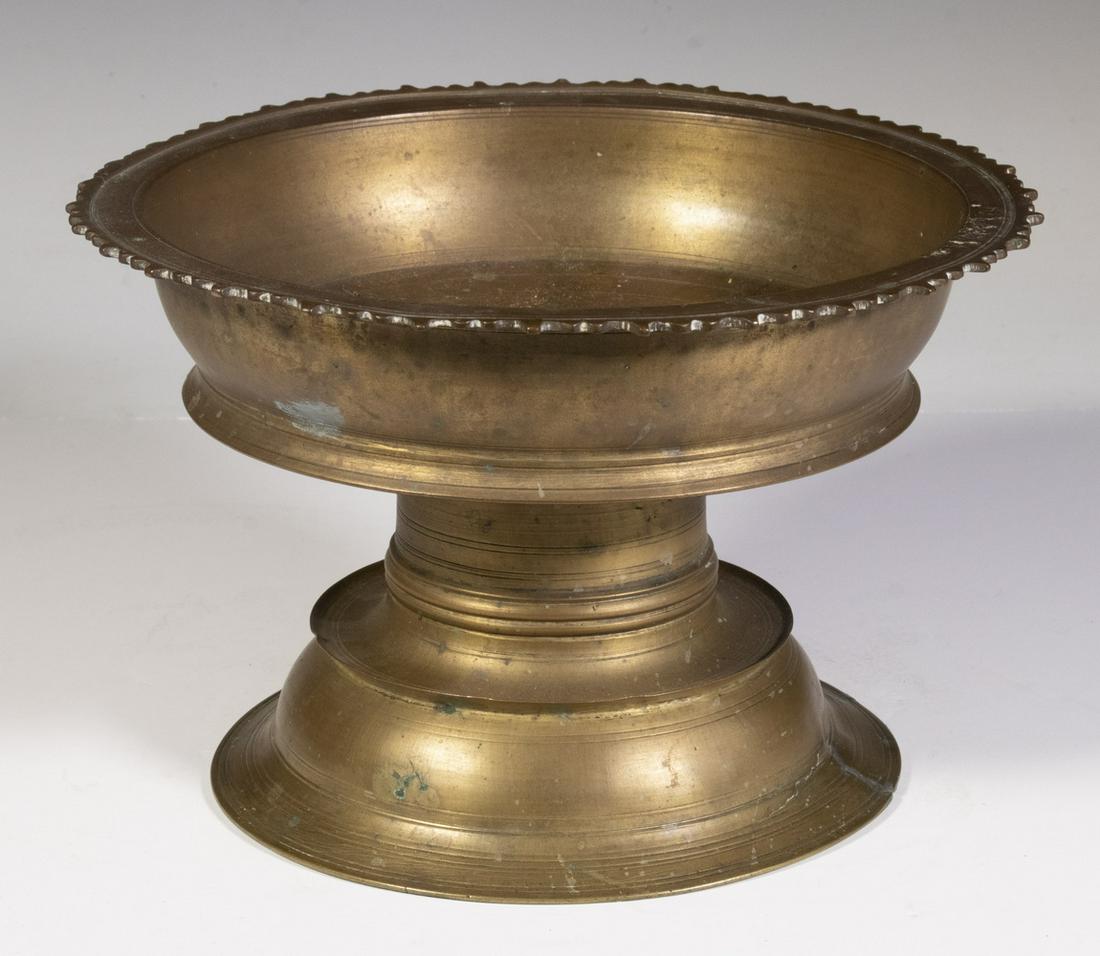 EARLY CONTINENTAL BRASS COMPOTE (1 of 4)