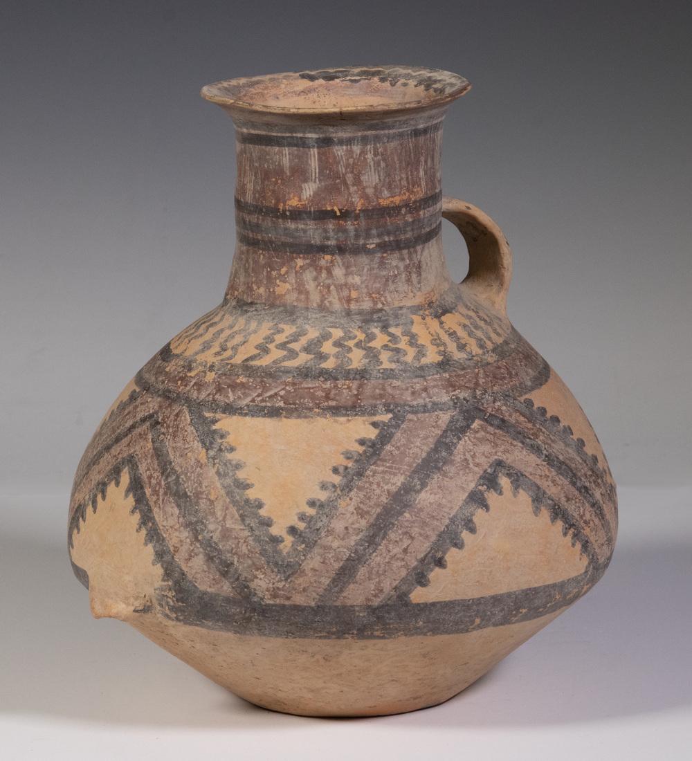 CHINESE NEOLITHIC POTTERY MATCHING TYPE WATER JUG, (1 of 5)