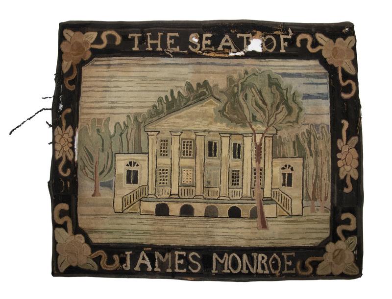 JAMES MONROE HISTORIC HOOKED RUG (1 of 5)