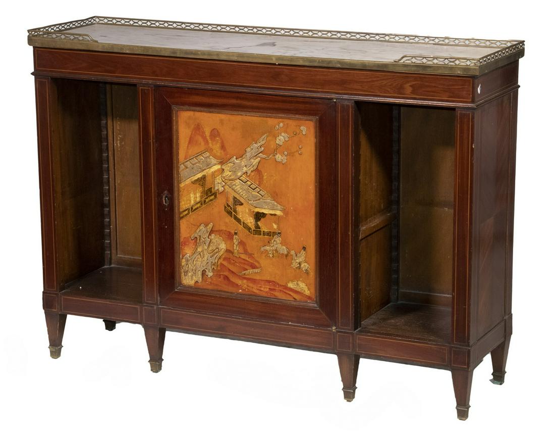 FRENCH MARBLE TOP SIDEBOARD (1 of 5)