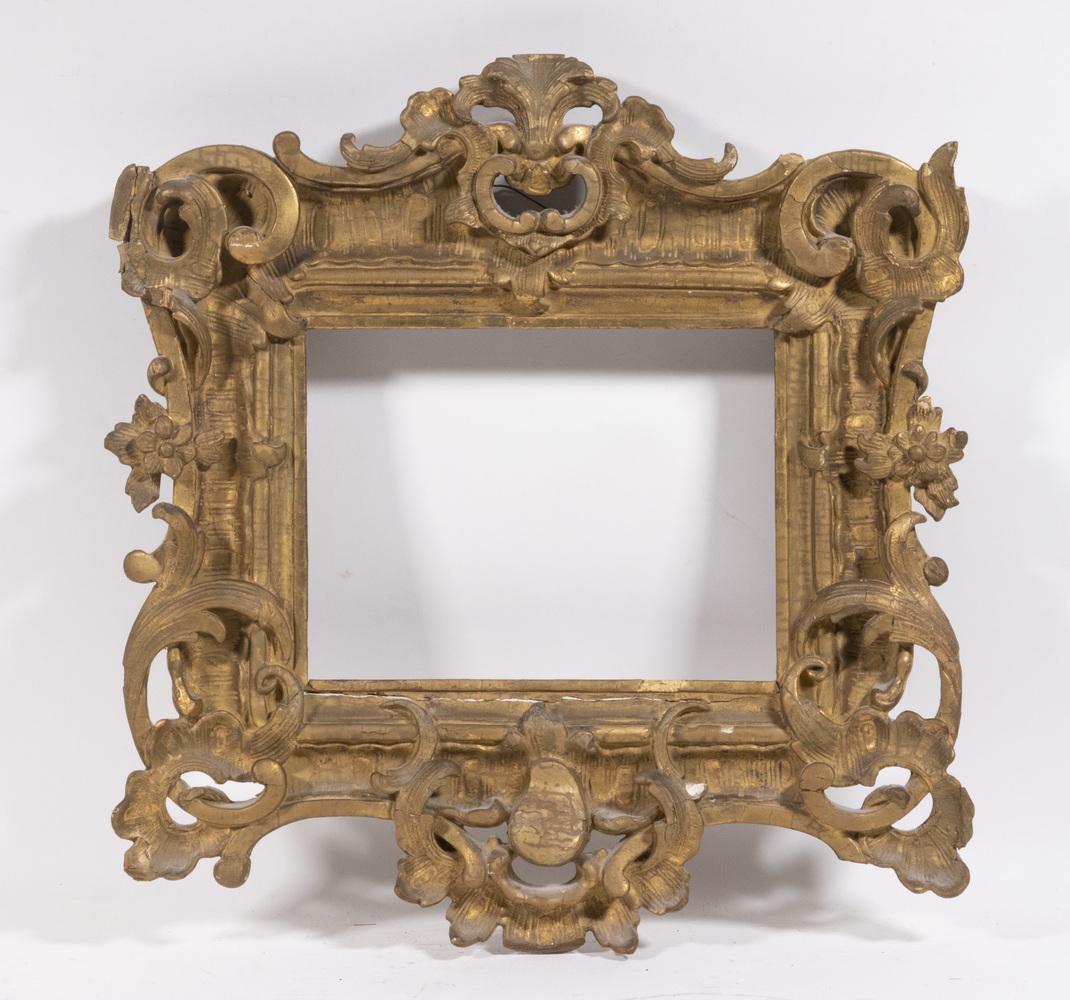 FINE 18TH C. HAND CARVED GILT VENETIAN FRAME (1 of 3)