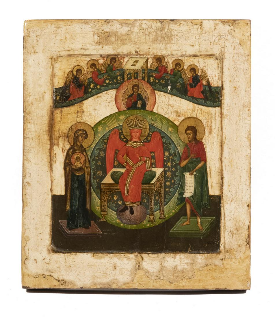 RUSSIAN ICON, 19TH C. (1 of 3)