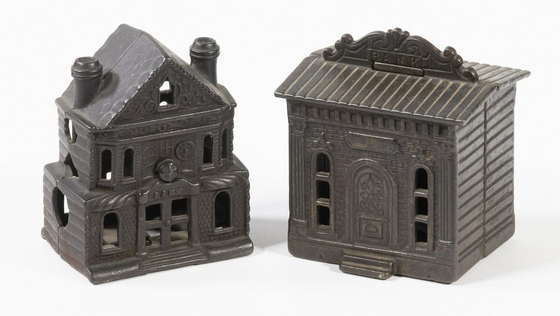 (2) CAST IRON BUILDING FORM STILL BANKS (1 of 2)