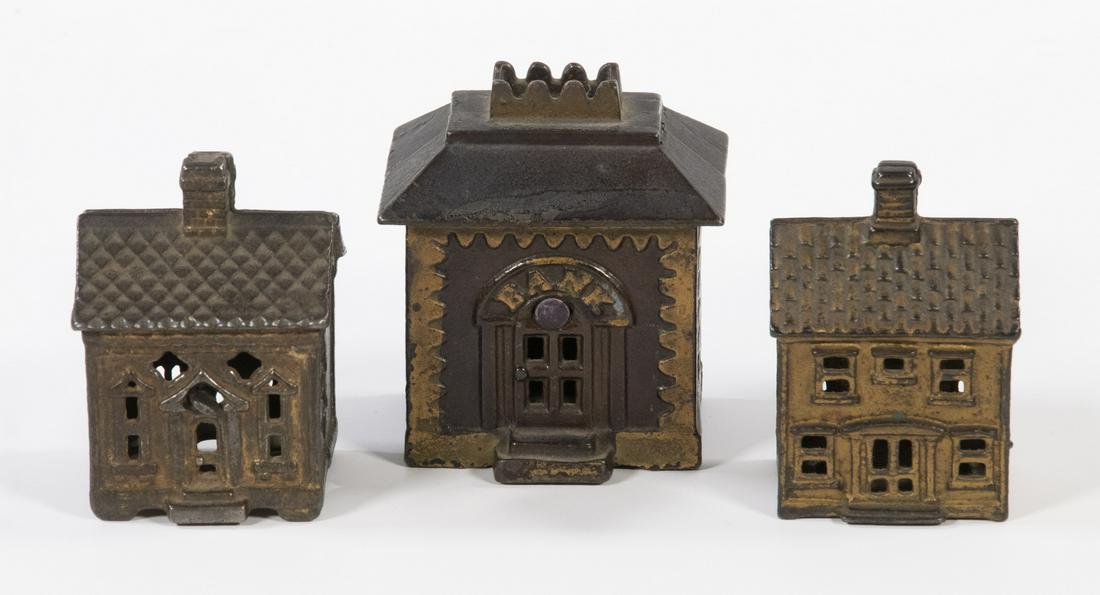 (3) CAST IRON BUILDING FORM STILL BANKS (1 of 2)