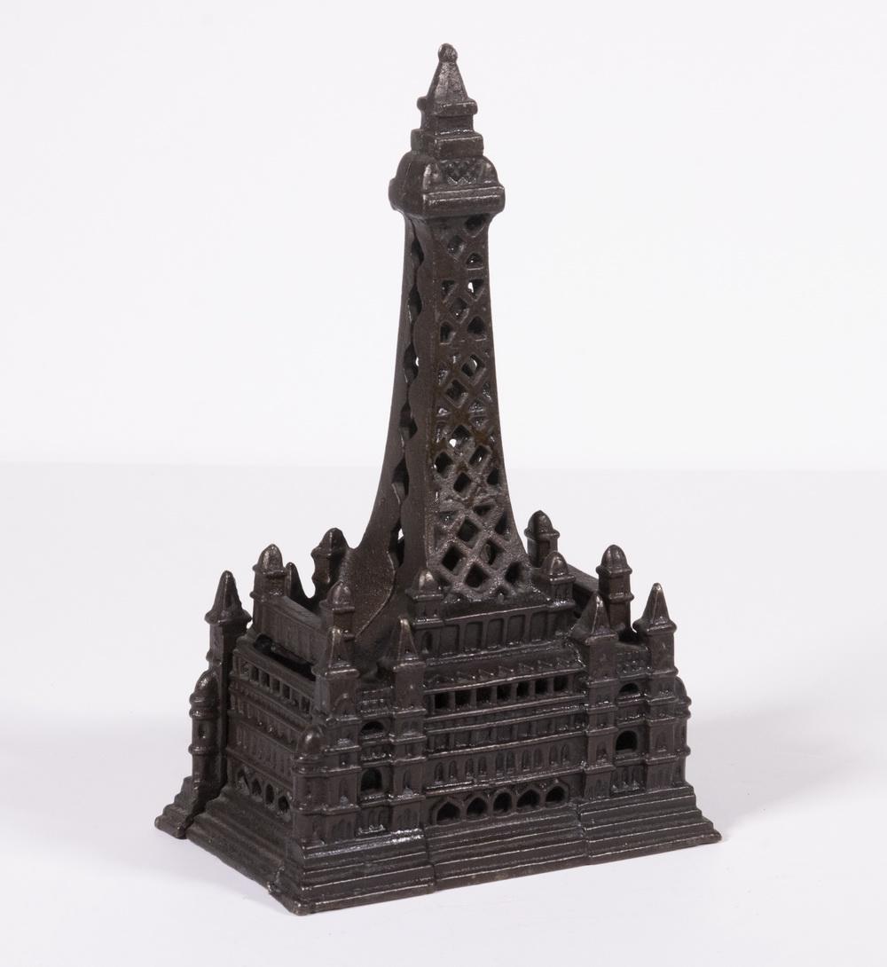 CAST IRON "BLACKPOOL TOWER" STILL BANK (1 of 3)