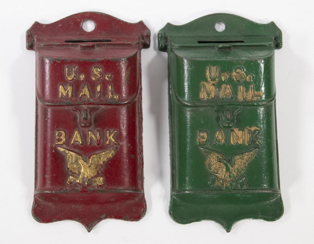 (2) A.C. WILLIAMS HANGING MAIL BOX STILL BANKS (1 of 1)