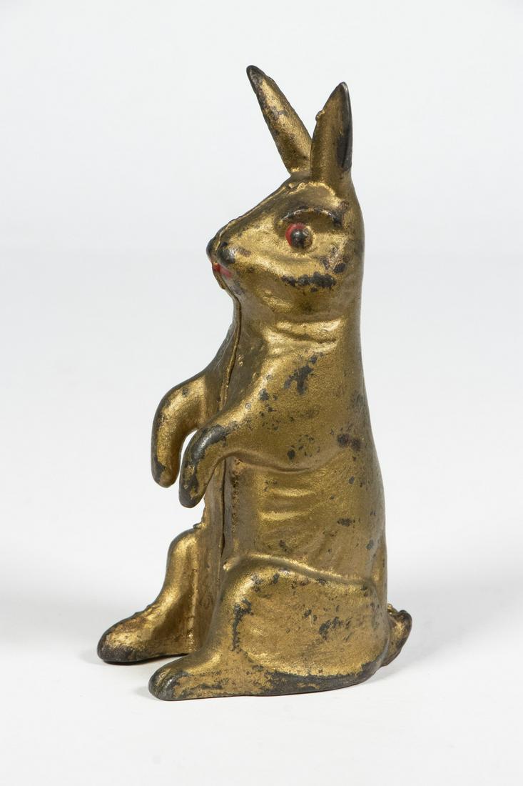 A.C. WILLIAMS BEGGING RABBIT STILL BANK (1 of 2)