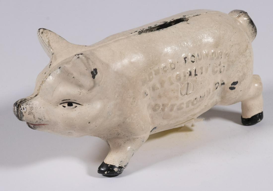 NORCO ADVERTISING PIG FORM IRON STILL BANK (1 of 3)