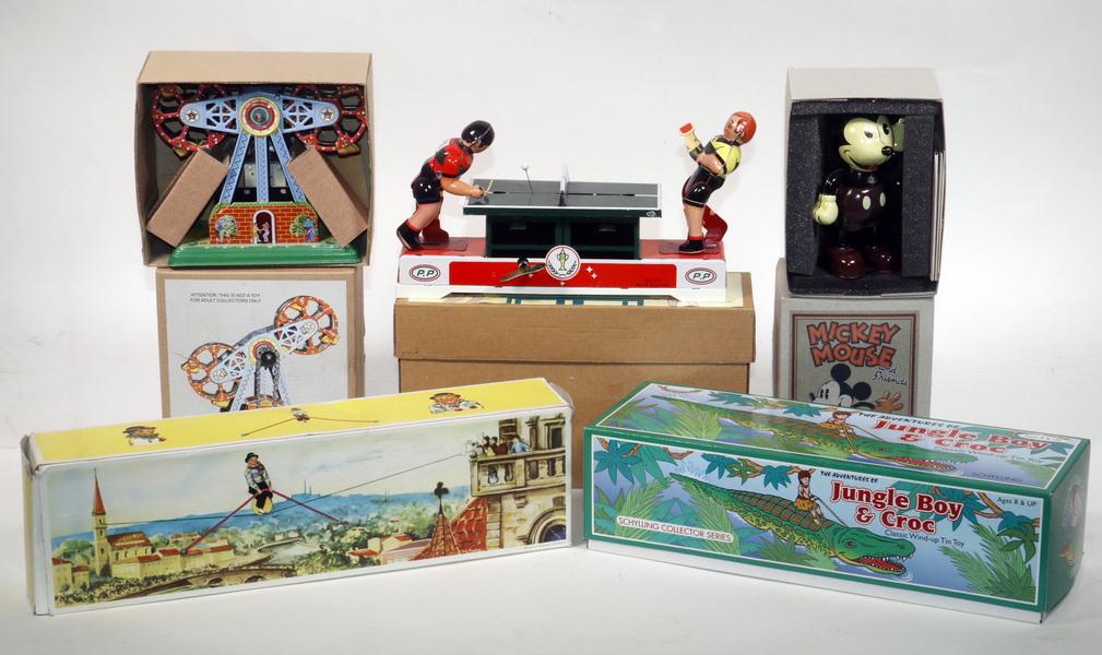 (5) BOXED 1980S-2000S TIN LITHO TOYS MADE IN CHINA OR (1 of 1)